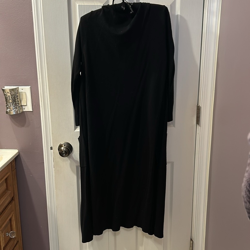 Top shop elongated black cardigan